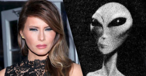 Melania Trump alien