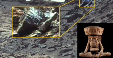 Antigua civilización en Marte ¿Imágenes de la NASA muestran estatuas?