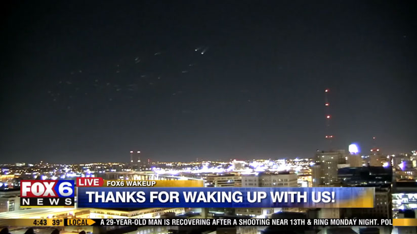 Aparecieron docenas de OVNIs en la transmisión de Fox News